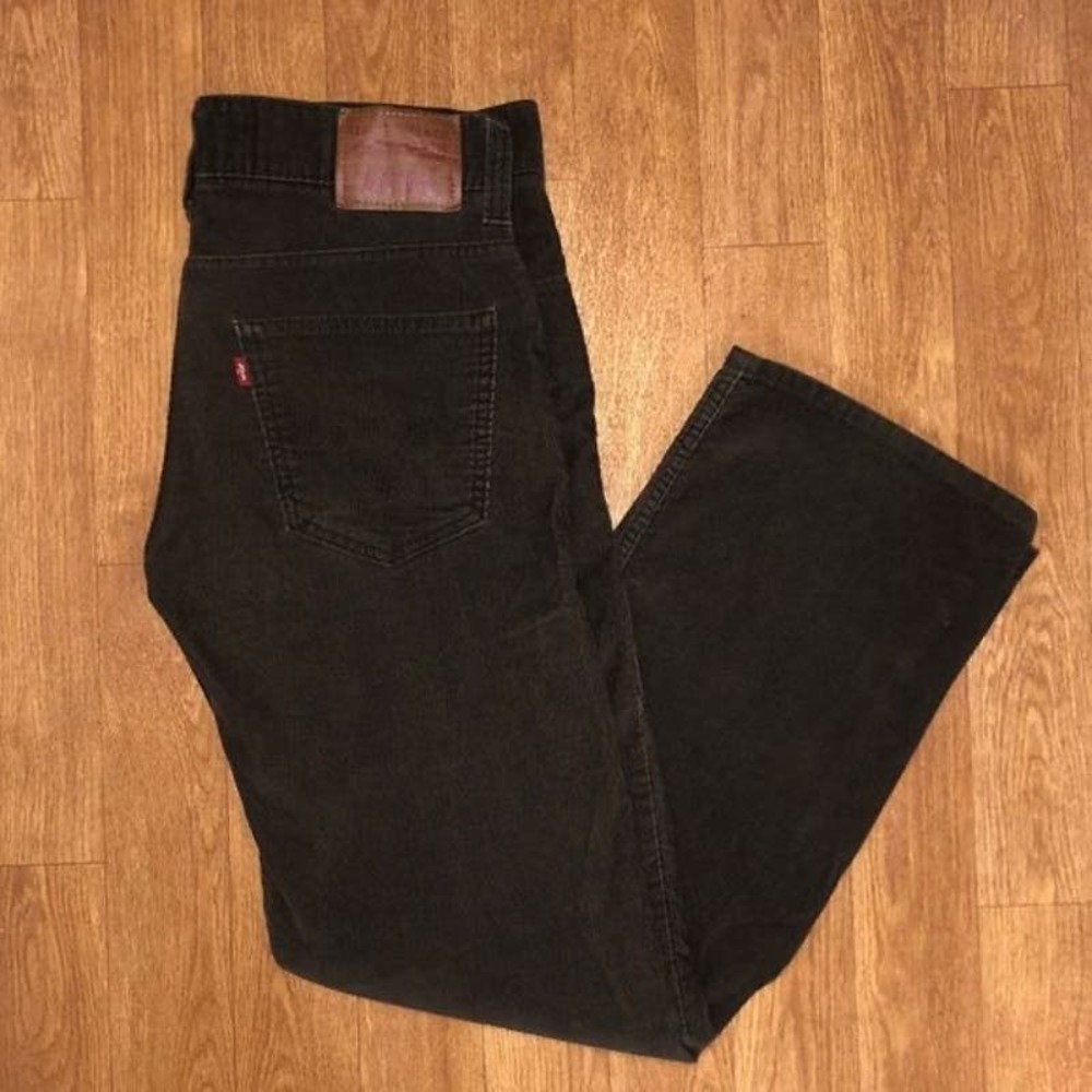 Levi’s low loose 549 black corduroy jeans pants 38x32